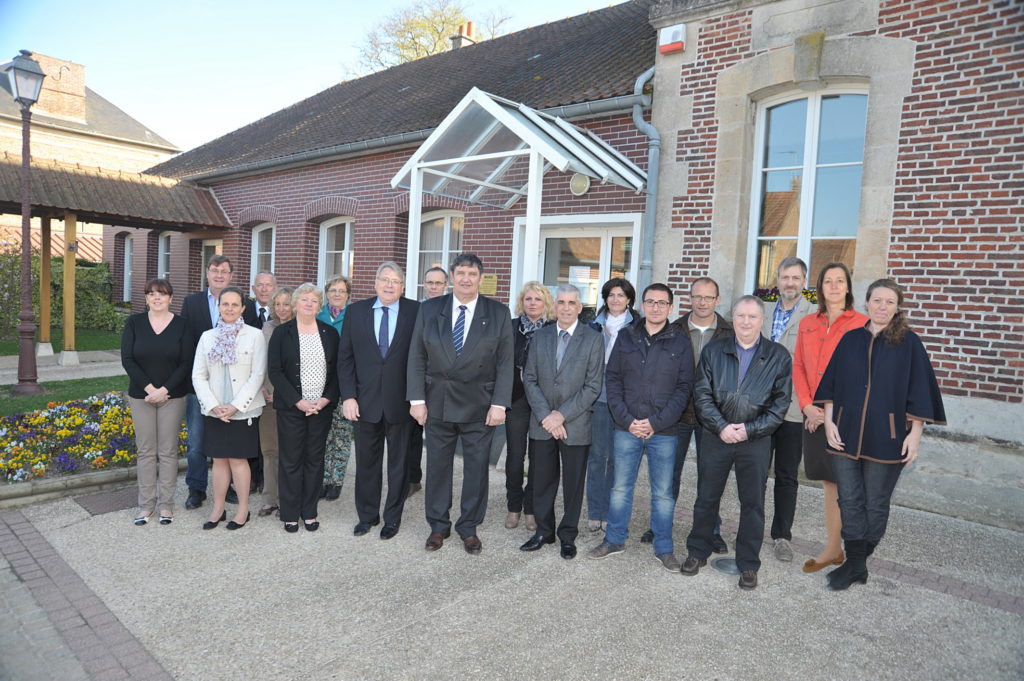 Photo de groupe du conseil municipal